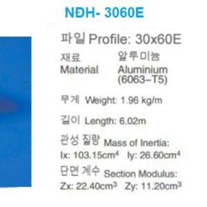 NhÔm ĐỊnh HÌnh-30x60e