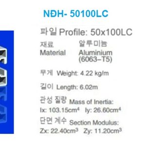 NhÔm ĐỊnh HÌnh-50x100lc