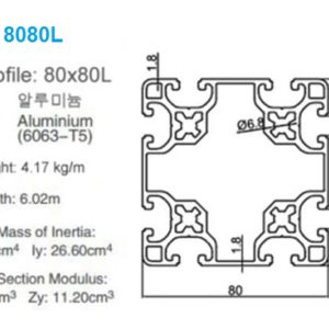 NhÔm ĐỊnh HÌnh-80x80l