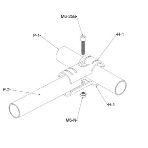 Khớp nối HJ-1 13 Leanway-hj1-3d