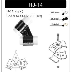 Metal-joint-hj-14-ga-14s-wz-bk-ni