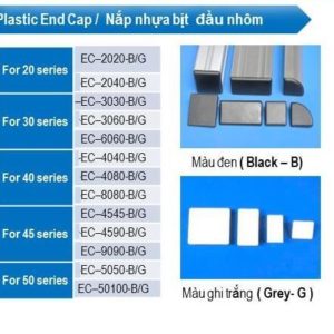 Nắp Nhựa Bịt đầu Nhôm