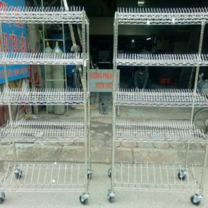 Xe Day Ke Luoi Inox Lap Rap 6 Tang